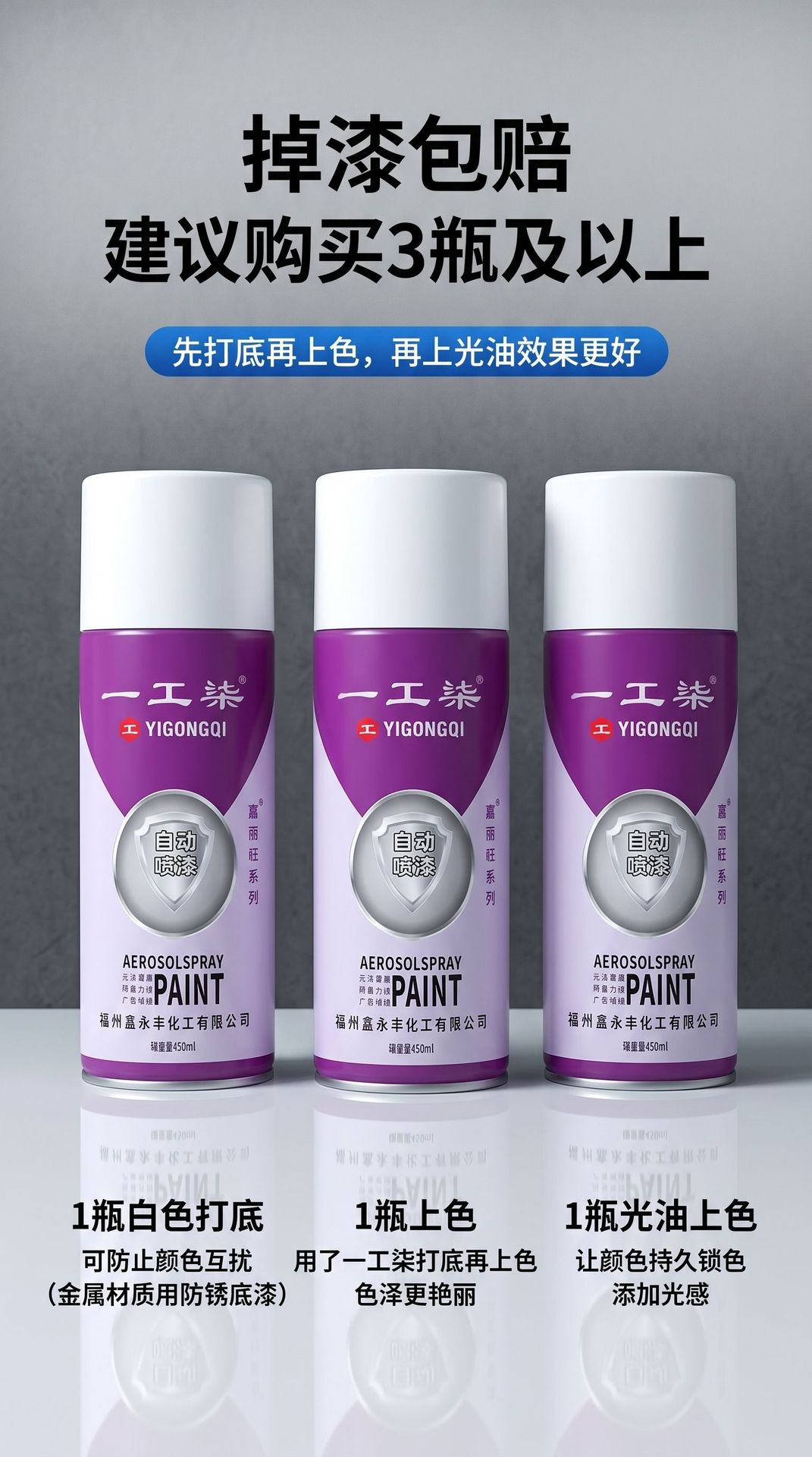 Automatic Spray Paint 450ml Hand-Operated Spray Paint for Cars, Metal, Walls, Graffiti, Black, White, Color-Changing Paint