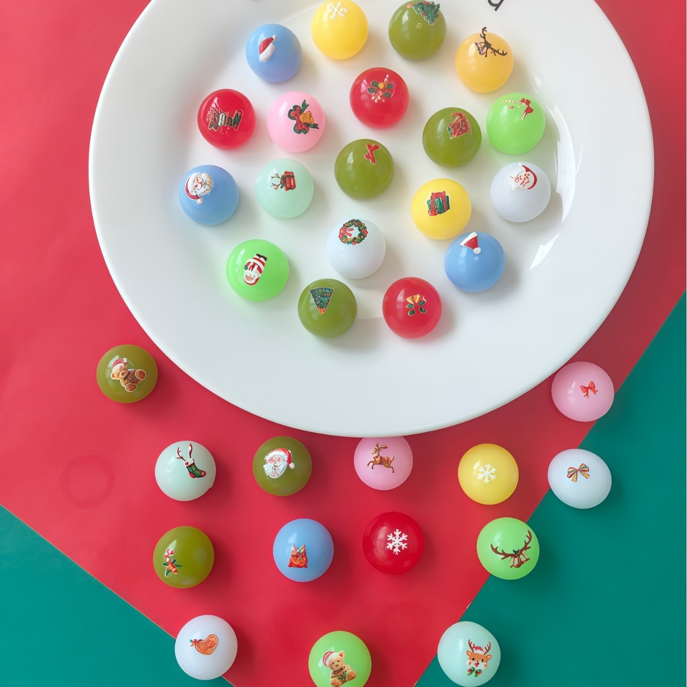 新款圣诞节小鼻噶捏捏乐解压发泄卡通摆摊小商品网红玩具挂件减压