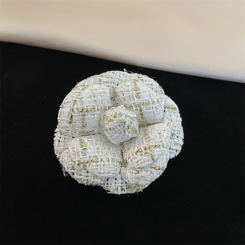 Camellia Brosche Im Retro Stil Für Damen, Modisches Accessoire_voghion.com