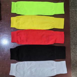 Cross-border leg guards socks men's pressure breathable medium long tube fixed knitted children's sports football leg socks wholesale