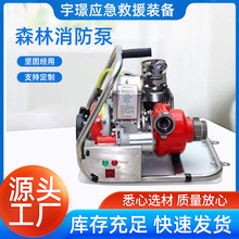 背负森林消防泵输水三级离心泵可移动高压接力消防器材高压便携