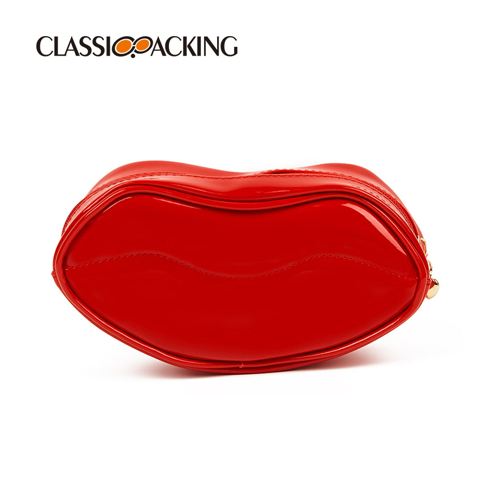 Suministro directo de fábrica lavado bolsa de gran capacidad material de charol labio maquillaje impermeable portátil de viaje cuidado de la piel bolsa de almacenamiento