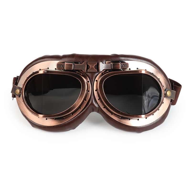 Wholesale motorcycle goggles, motorcycle helmets, riding masks, cross-border black mirrors, copper mirrors, half-helmets, three-quarter helmets, custom-made