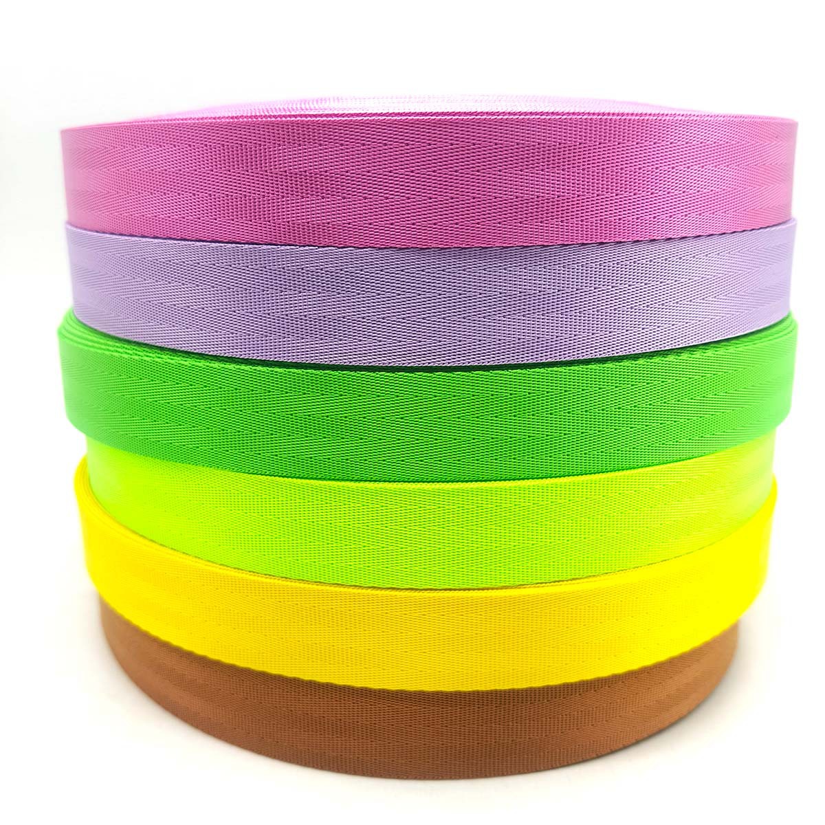 83 colores 2 - 5cm color de nylon cinco inclinados cinturón de seguridad para automóviles bolsos de mano cinturón de hombro cinturón de mochila
