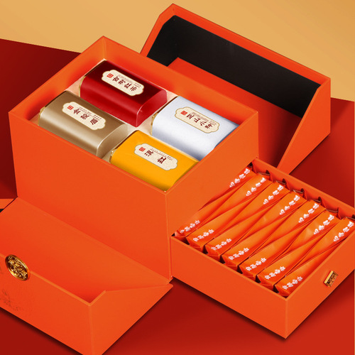 Golden Jingunmэй Black Tea, Strong Aroma Type, Zheng Shan Xiao Zhong, Dian Hong Ancient Tree Black Tea Gift Box, Ideal for Gifting and Handouts