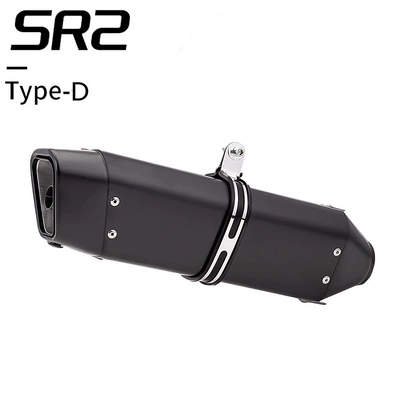 Dream Star exhaust – Exhaust pipe - dsr2-dream-star-medium-all-black-with-built-in-silencer