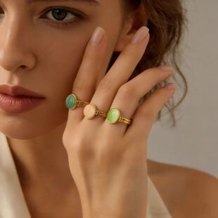 �W���͹řE�A��؈��ʯ��ָ18K���P䓿��{����Ȼʯ�錚ָ�h���l