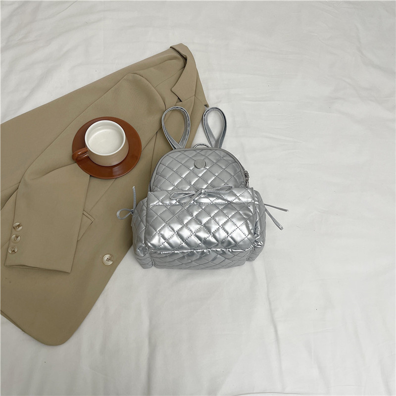 Coreano simple Chao Ling mochila para mujeres 2024 nueva moda escolar mochila de gran capacidad mochila de mano