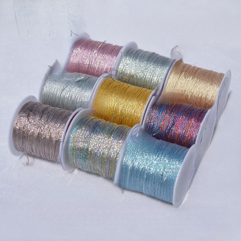 线线手链幻彩DI手工线圈金银股线金属线金银丝线金线缠绕丝线绣线