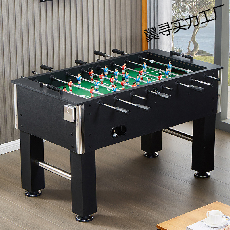 Máquina de futbolín Juguetes para niños en la mesa Juego de mesa de fútbol Puesto doméstico al aire libre Nuevo estilo Blast Professional Black 8/