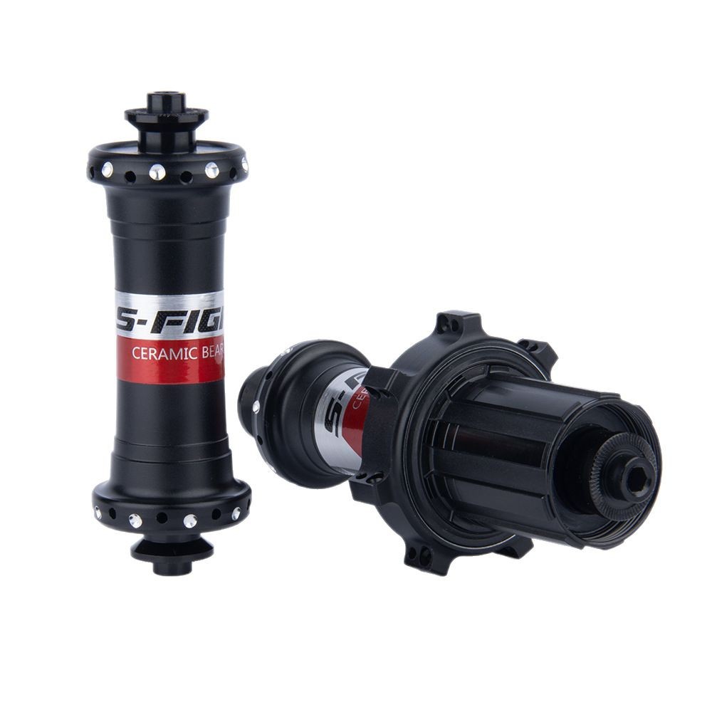 Bolany rodamiento cerámico rodamiento de carretera delantero 18 trasero 21 aleación de aluminio tipo tracción recta desmontaje rápido tambor de bicicleta