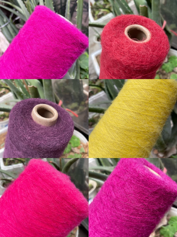 Priced Per Half a Pound, 13 Strands of High-Proportion Alpaca Wool, Mohair Wool, Woolen Knitting Yarn, Hand-Knitting Sweater Yarn