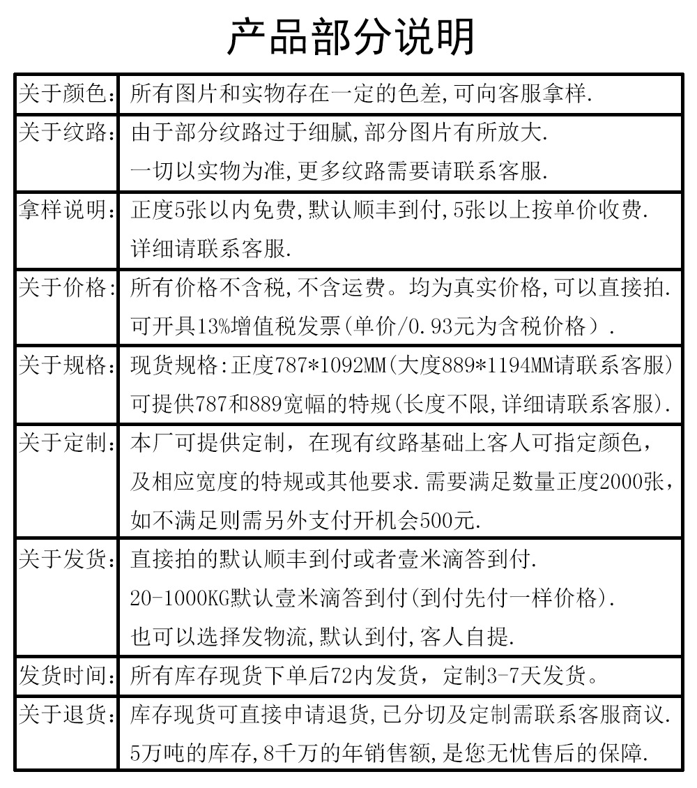 晨曦产品说明