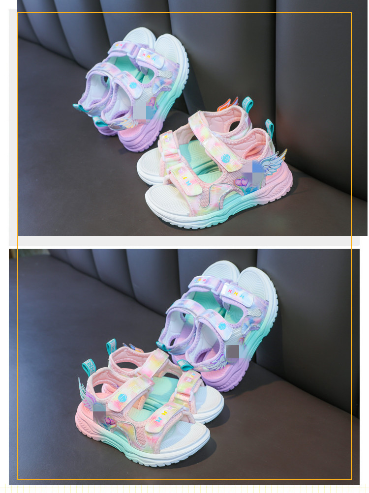 Girls Sandals Cartoon Design