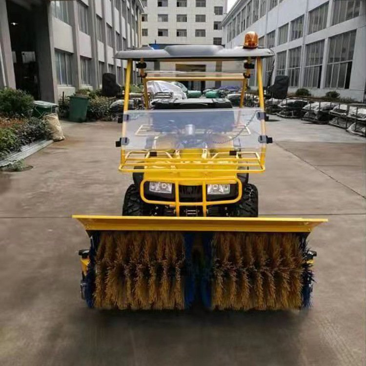 手推式扫雪机小型电动自行走清雪机市政环卫用多功能驾驶式除雪机