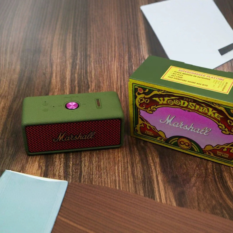 Suitable for Cross-Border Use, Emberton Iii Third-Generation New Year's Limited Edition Marshall Bluetooth Speaker with Portable Heavy Bass Suitable for Cross-Border Use, Emberton Iii Third-Generation New Year's Limited Edition Marshall Bluetooth Speaker with Portable Heavy Bass