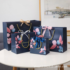 Valentine's Day handbag, flower gift bag, logo paper bag, gift bag, spring and summer clothing bag