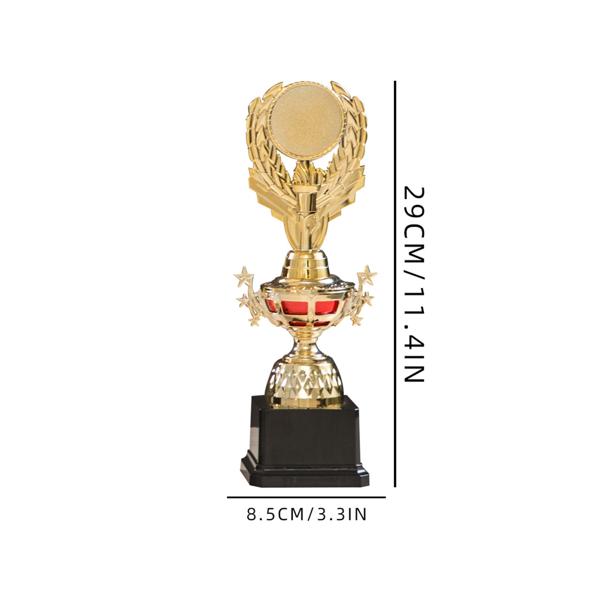 Trofeos personalizados para competiciones de fútbol, artes marciales infantiles, danza y taekwondo; producción y venta al por mayor de pequeños trofeos de plástico para fines conmemorativos.