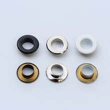 压边圆边金属鸡眼扣现货气眼扣不锈钢空心铆钉吊牌穿绳扣眼鞋眼扣