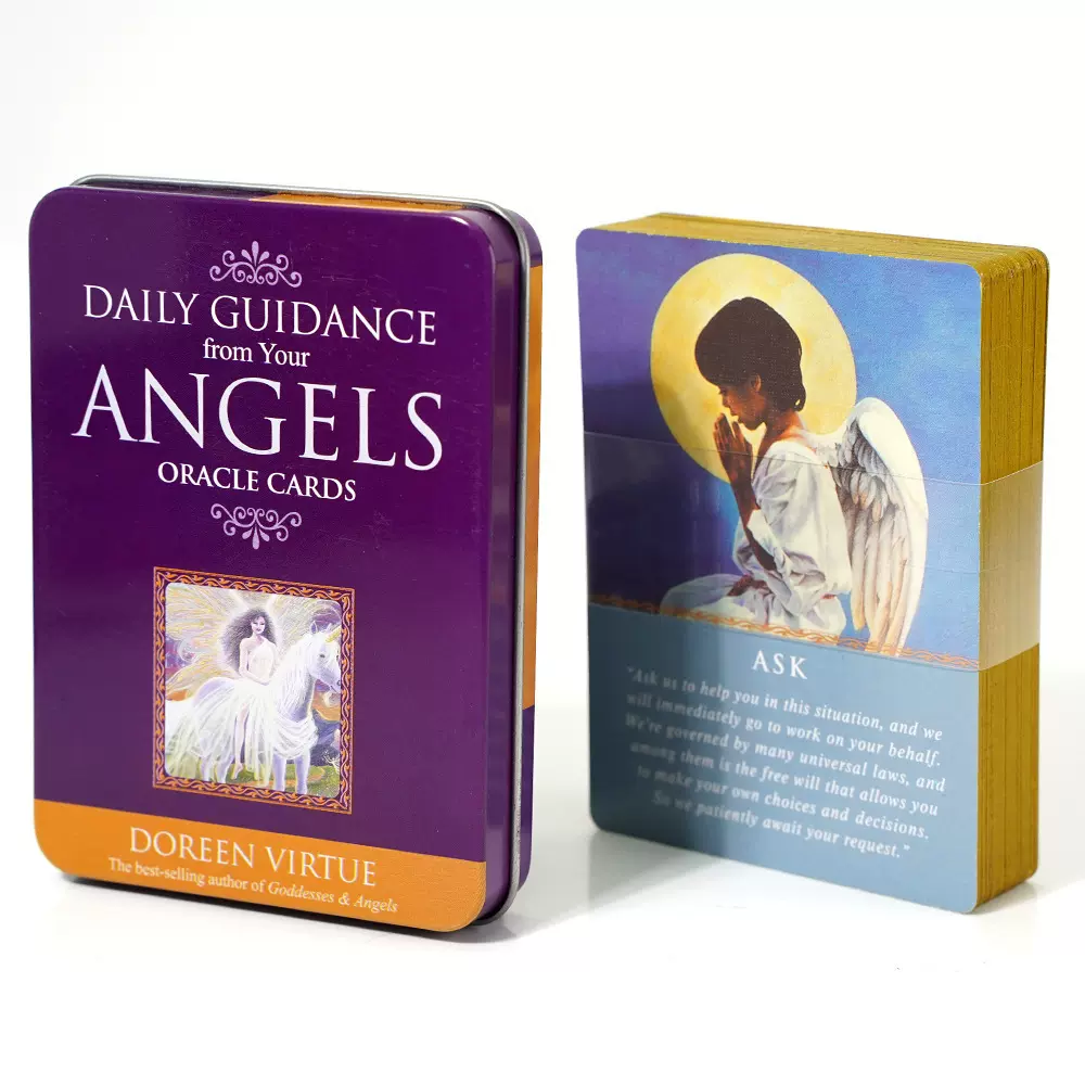 英文铁盒塔罗牌 烫金工艺Tarot Cards 升级款神谕卡铜版纸桌游牌