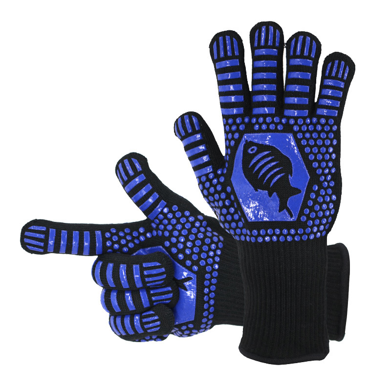 Fish bone blue silicone: one pack