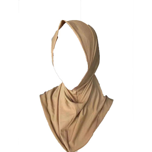 Cross-border best-selling crystal gauze Middle East base cap women's headscarf cap solid-color small brim scarf W005
