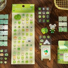 糖诗立体滴胶贴纸 古早纽扣可爱小鼻嘎素材手帐手机壳diy装饰拼贴