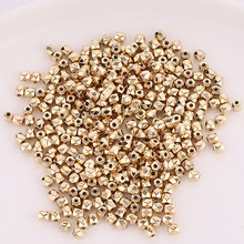 塑料ABS电镀CCB切面长角珠间隔珠diy手链项链饰品配件批发散珠