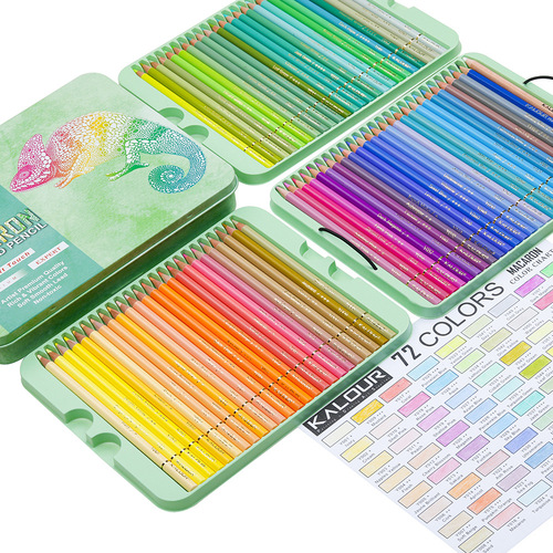 KALOUR72 Macaron Oil Colored Lead Professional Painting Colored Pencil Set Art Painting Pencil