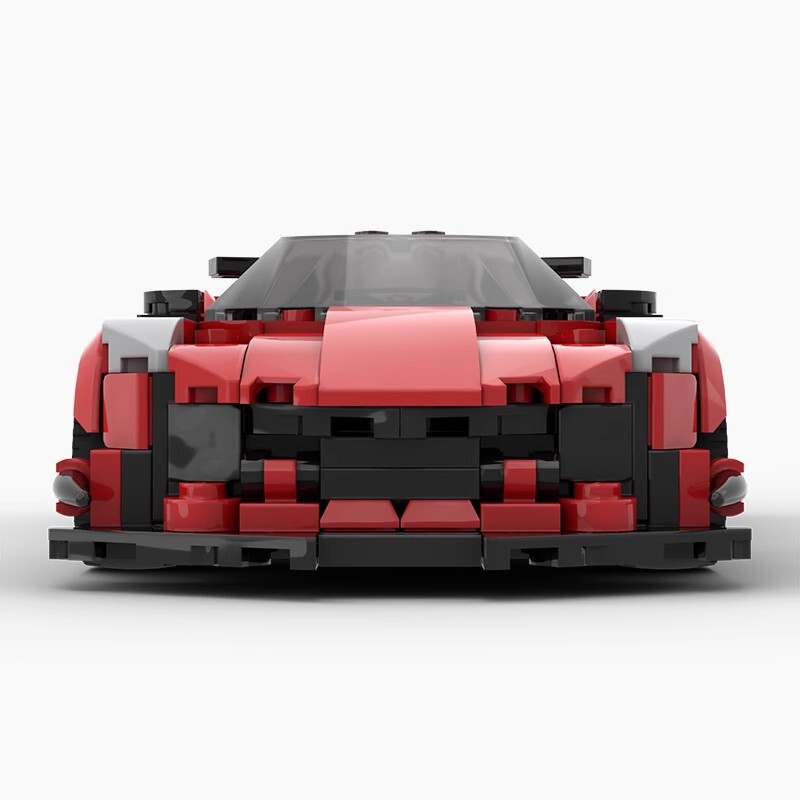 Moc-127760 Cross-Border Building Blocks Are Compatible with Lego C8 Chevrolet Klein Z06 Creative Toy Sports Car
