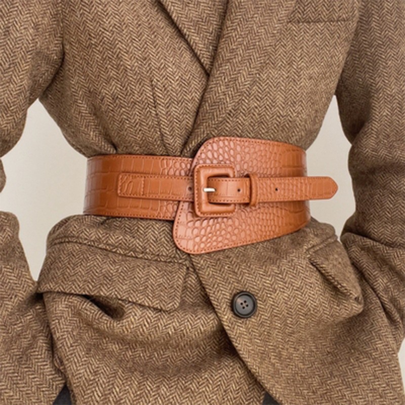 Ultra-breiter Taillengürtel Für Damen Modisches Accessoire Für Kleider_voghion.com
