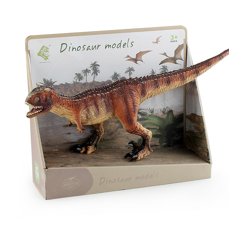 Transfronteriza Amazon Simulación infantil dinosaurio Jurásico modelo grande algodón lleno flexible pegamento Toro dragón juguete decoración estática