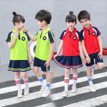 2021新款学生校服中小学生夏季短袖校服英伦风幼儿园园服班服