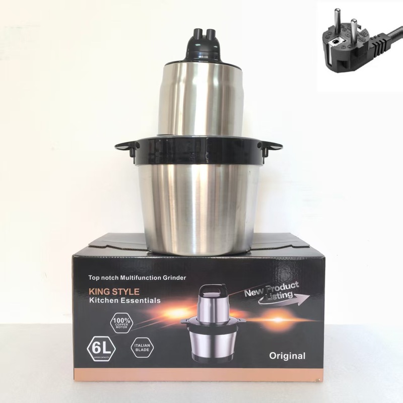 8L绞肉机跨境Fufumachine菜馅机蒜蓉机多功能不锈钢搅拌机辅食机|undefined