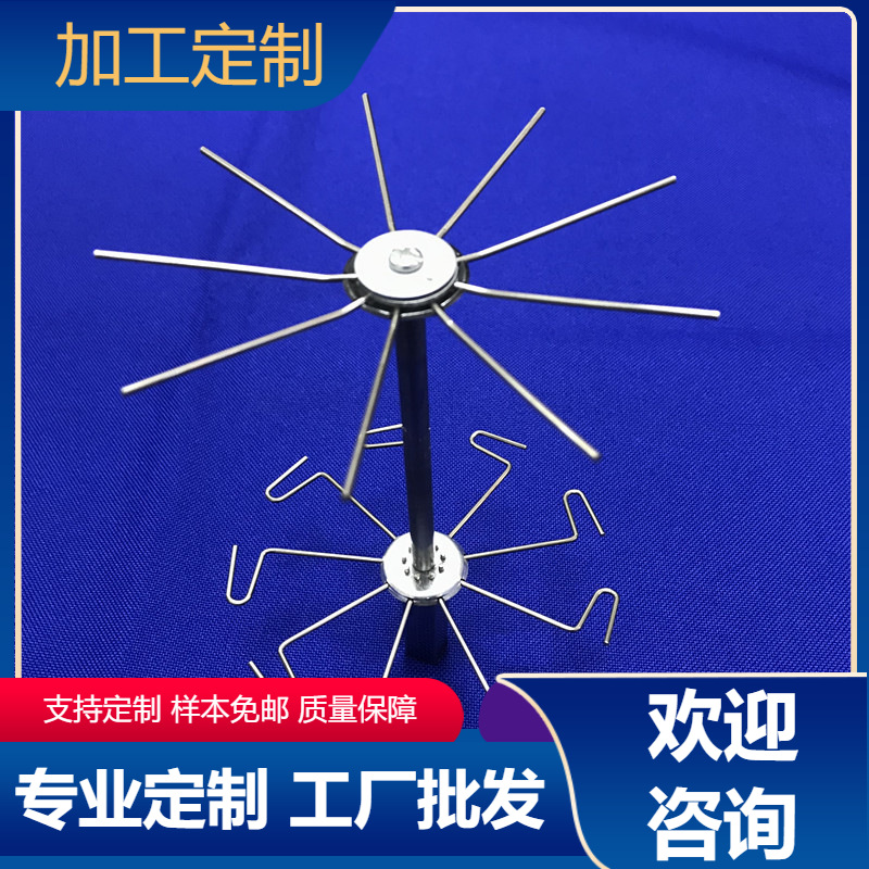 喷油夹具弹片 UV涂装治具 喷漆挂具 真空镀膜夹子地轨线治具