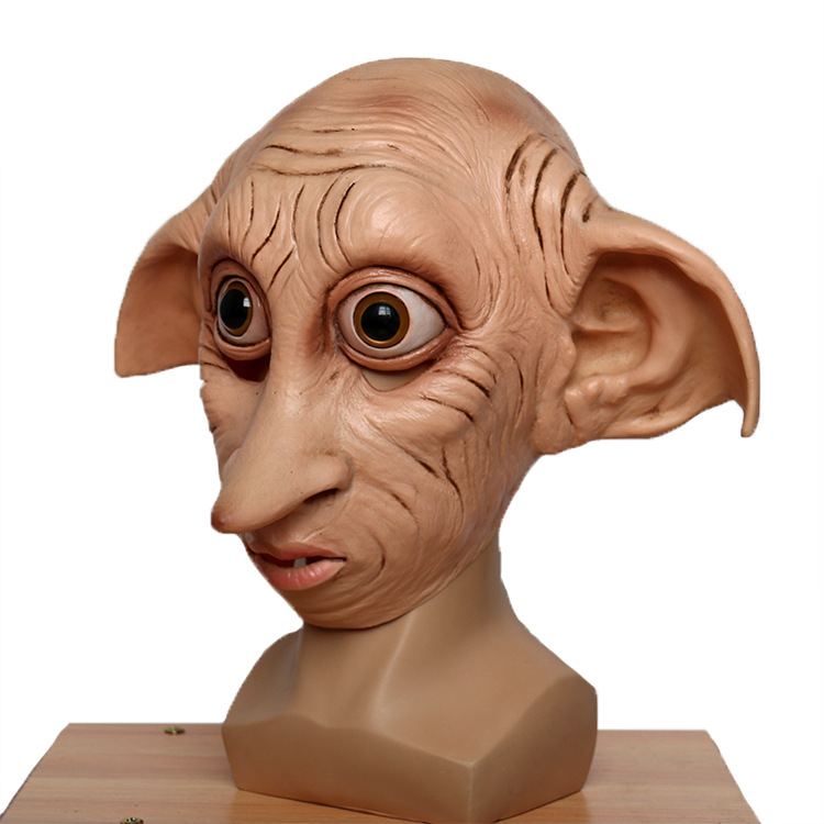 Halloween Elf máscara de látex de Harry Potter mundo mágico 12 Dobby Casa