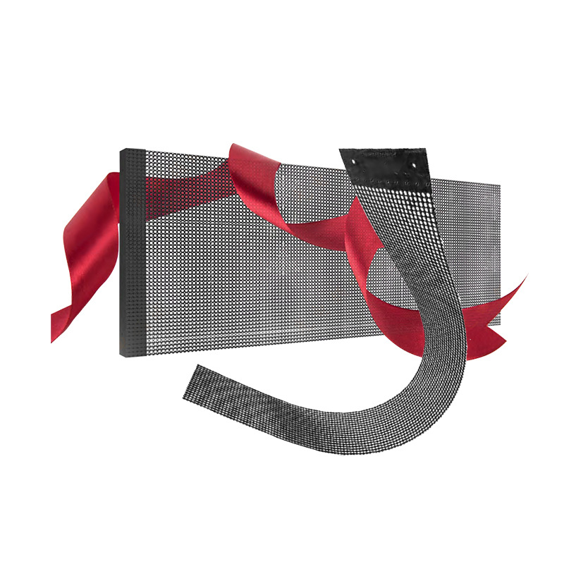 Pantalla de película de cristal LED transparente y flexible, personalizable y cortable a medida, pantalla de película de vidrio con capacidad de transmisión de luz, pantalla holográfica LED 3D a simple vista.