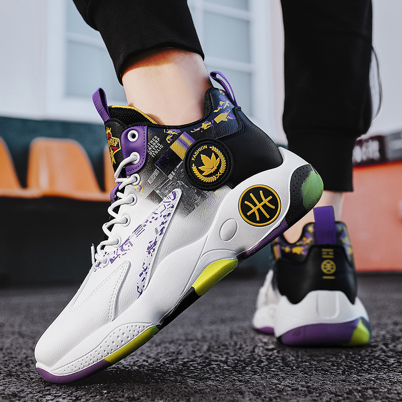 Baloncesto Zapatos de hombre primavera y verano nuevos zapatos deportivos de moda para hombres zapatos de fondo grueso para estudiantes deportivos zapatos casuales para jóvenes