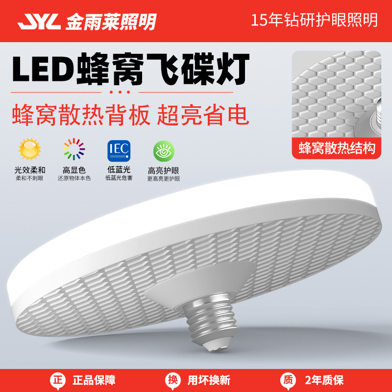 フルスペクトル LED 空飛ぶ円盤ライトホームベッドルーム省エネランプ e27 ネジ目の保護電球中山照明卸売|undefined