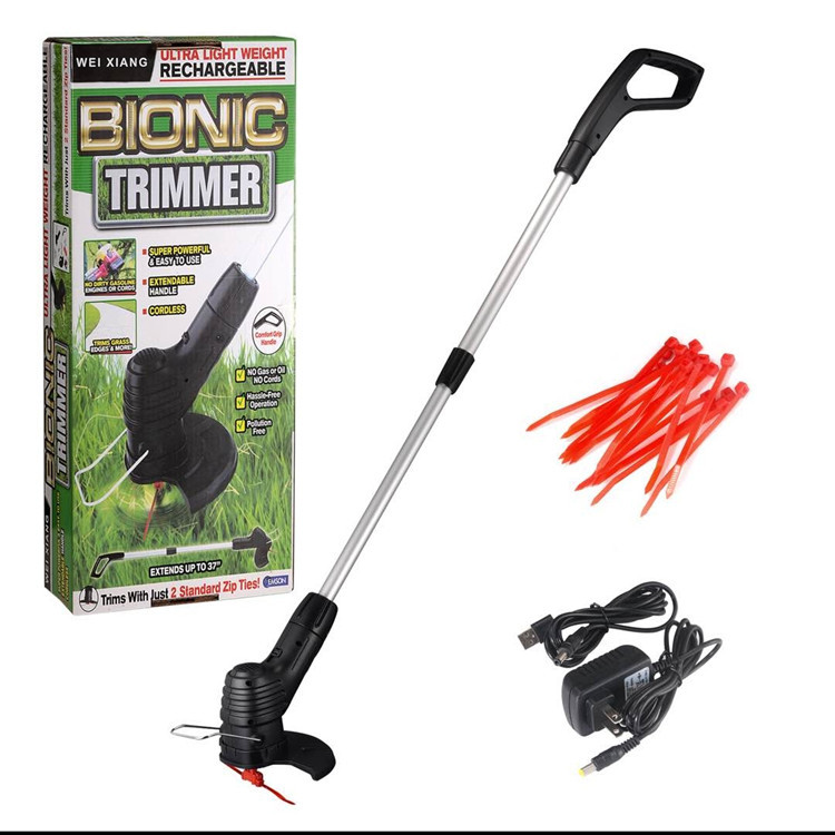 跨境电动割草机家用园林便携充电式修剪草坪无线小型除草机