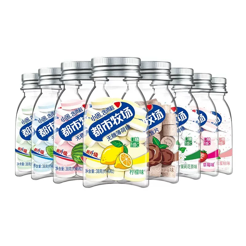 City Ranch буккальные таблетки без сахара мята освежающий рот сахар поцелуй сахар 38 г супермаркет продукты питания оптом