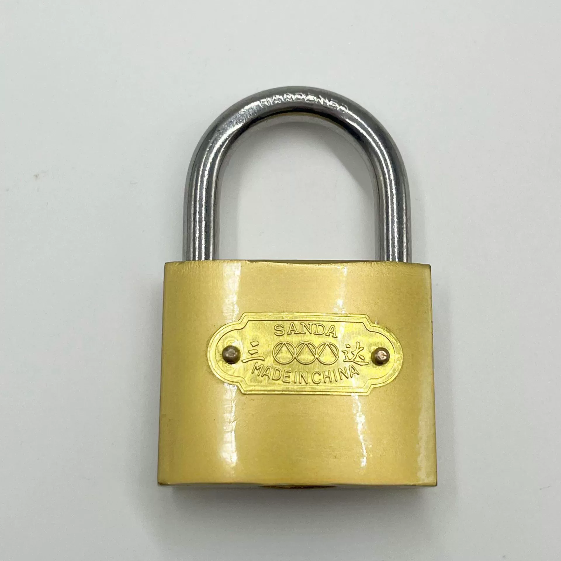 Замок-padlock, поддельный медный замок, дверной замок, бытовой замок, замок общежития, передний и задний слот ключ, универсальная одноступенчатая разблокировка, мультиключ