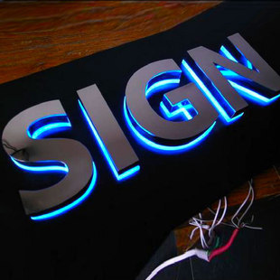 Meishi LED back luminous character manufacturer big character Billboard making signboard luminous character making