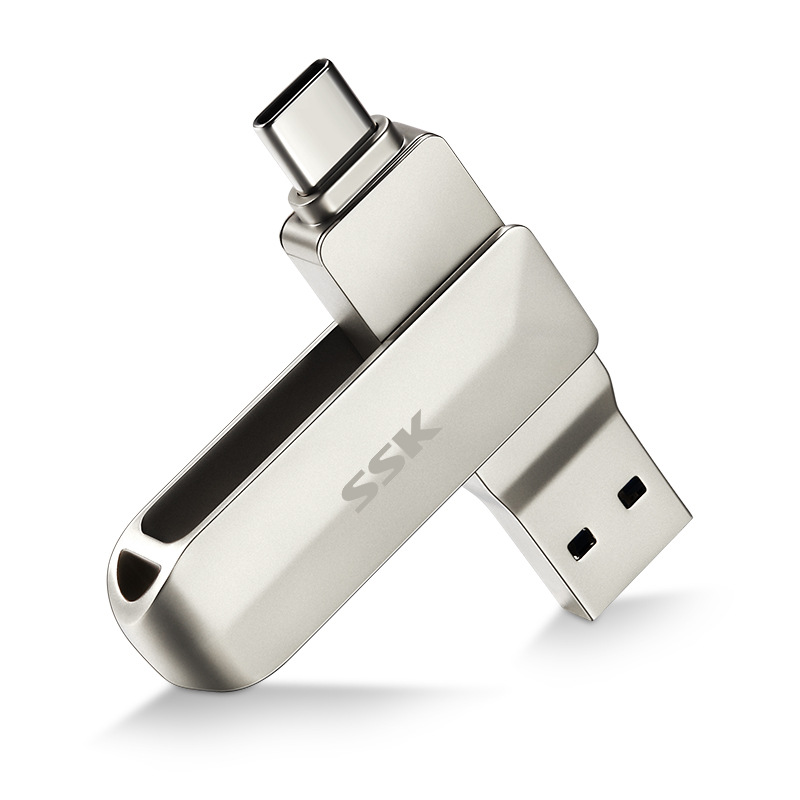 SSK飚王  Type-C手机u盘USB3.0优盘手机电脑两用安卓双接口双头插