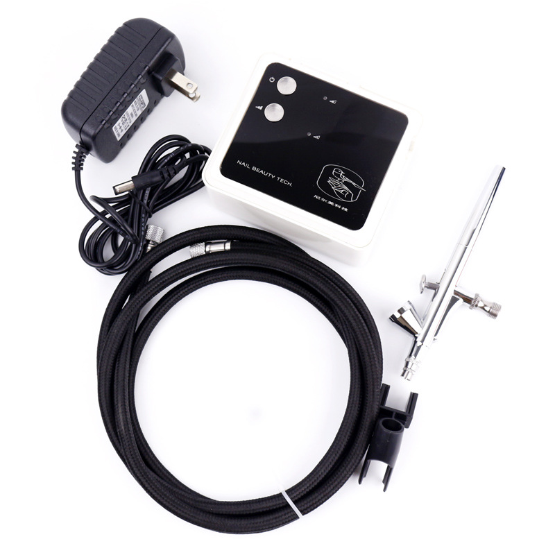 无极调压 迷你泵套装美容注氧喷绘纹身工艺品上色模型上色 桌面泵