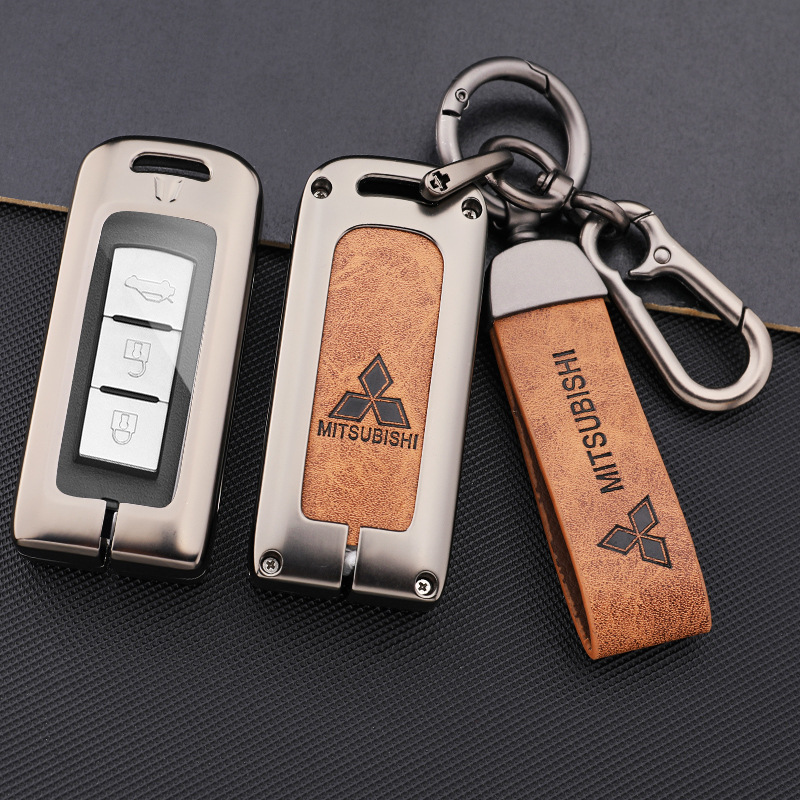 미쓰비시 낙하 방지 키 커버에 적합 Outlander Jinxuan ASX Pajero Yige 자동차 2021 키 케이스 쉘