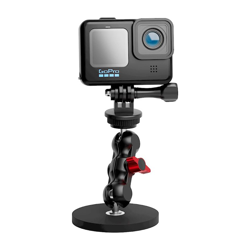 Magnético soporte de cámara de automóvil DJI / insta360 / gopro accesorios de cámara de automóvil imán metal plataforma de nube