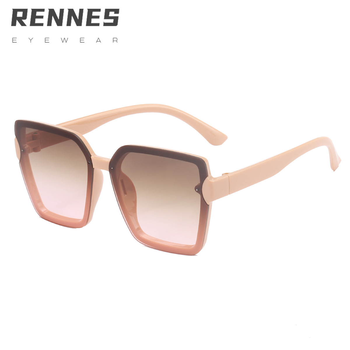 2021 nueva moda personalizada gafas de sol cuadradas de Marco grande cómodo elegante sol sombra gafas de sol de moda