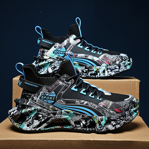 men's shoes summer breathable new sneaker men's mesh spring casual shoes light shock-absorbing running shoes