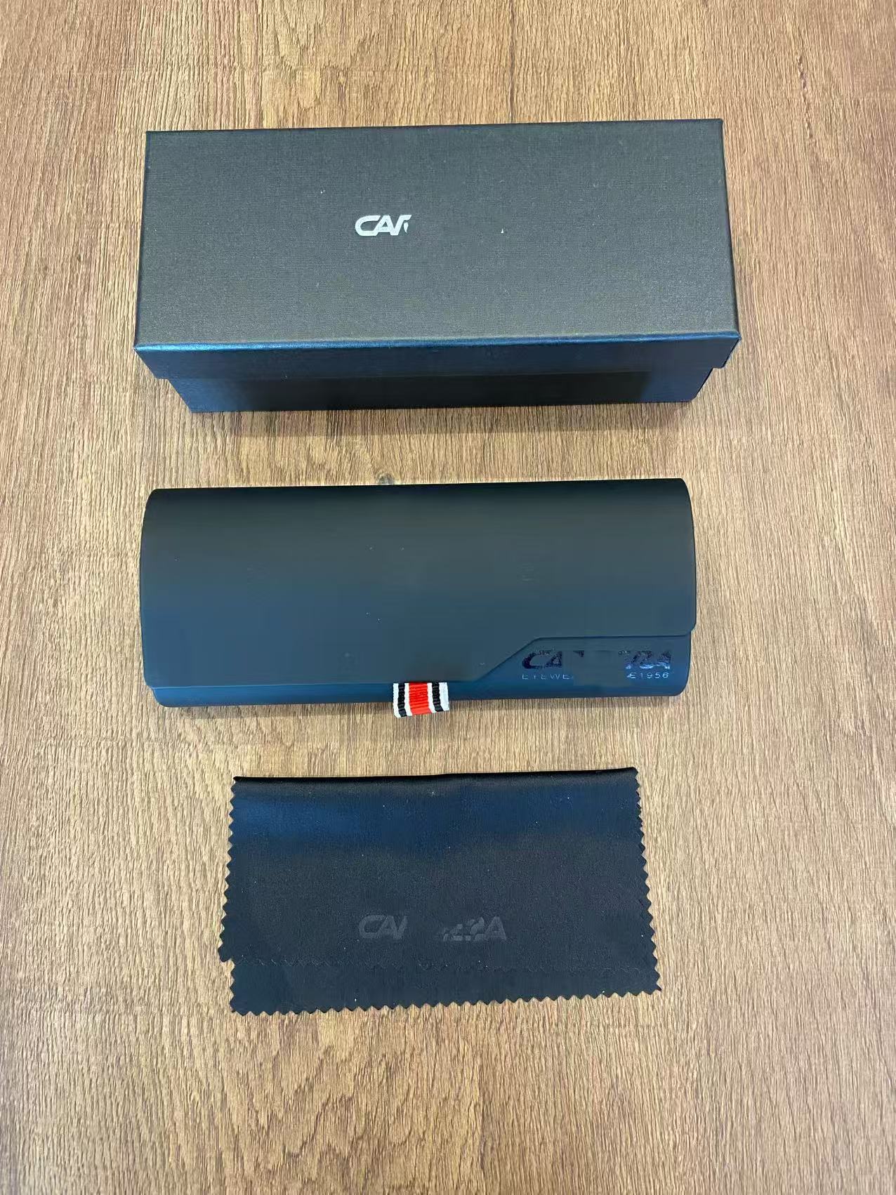 Inventario al por mayor nueva caja de gafas de alta calidad, caja de gafas de sol de alta gama, caja de gafas de sol, caja de paquete completa
